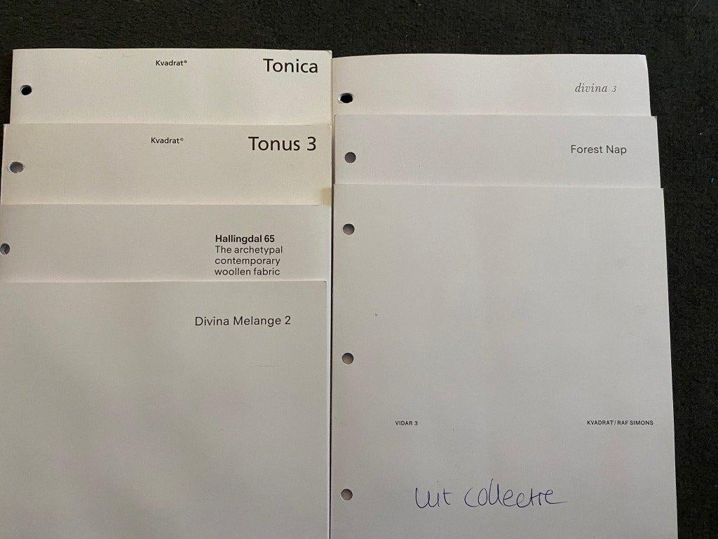 7x Kvadrat stalenkaarten (oa Hallingdal Divina Tonica Tonus), Wol, Overige kleuren, Nieuw, Ophalen of Verzenden