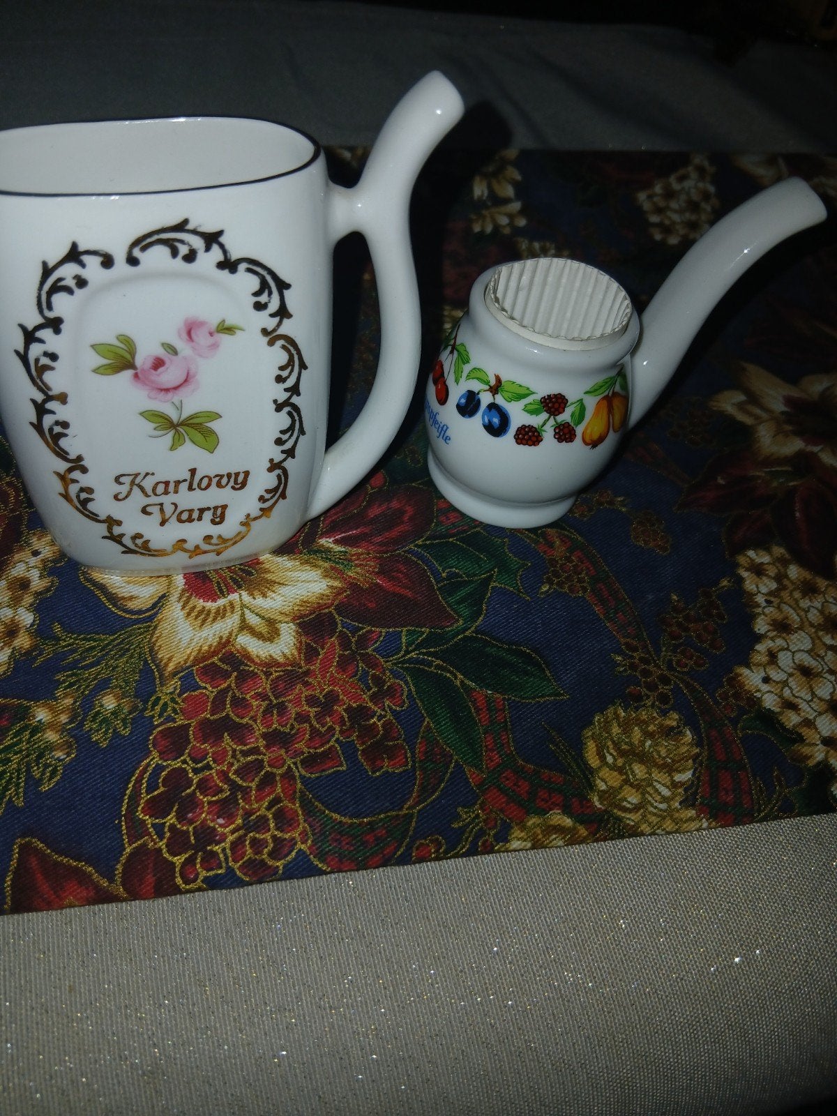 Vintage Karlovy Vary en Schnapspfeife mokken, Ophalen of Verzenden