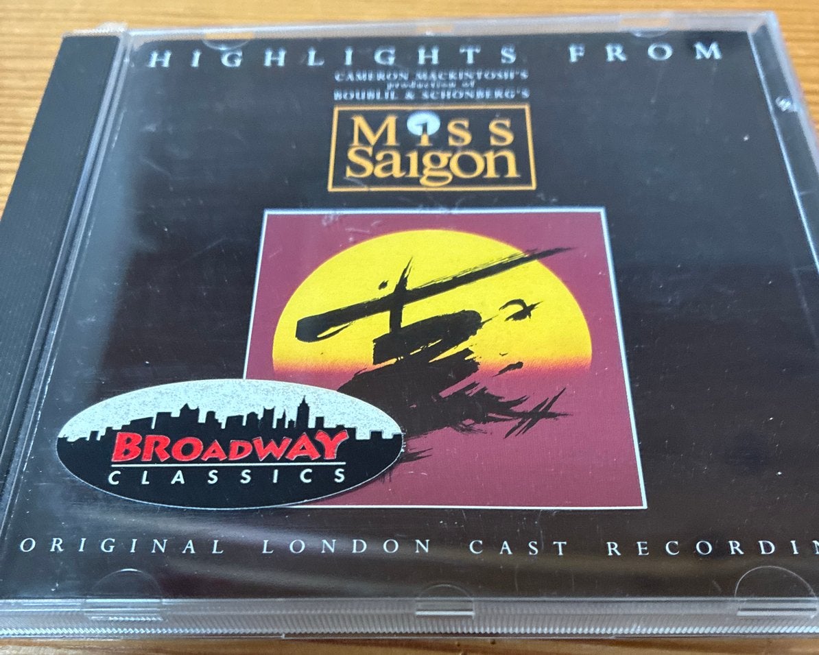 Highlights from Miss Saigon - Original London Cast Recording, Gebruikt, Musical, Ophalen of Verzenden, Inclusief boekje