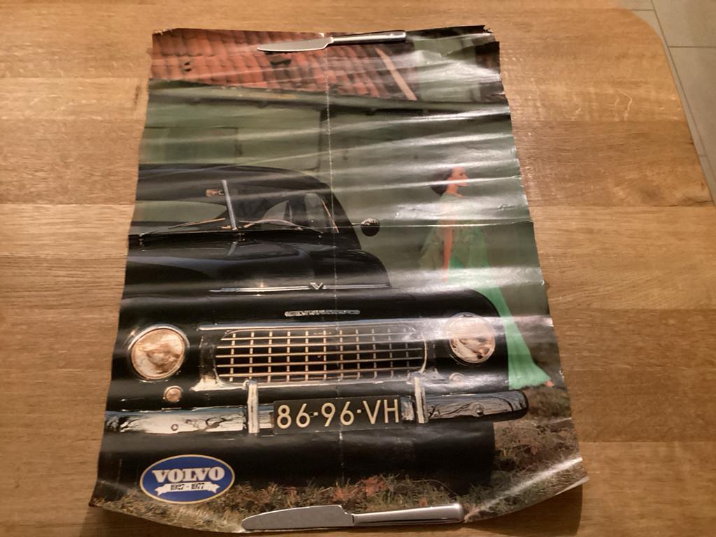 Vintage Volvo Poster 1927-1977, Ophalen of Verzenden, Gelezen, Volvo