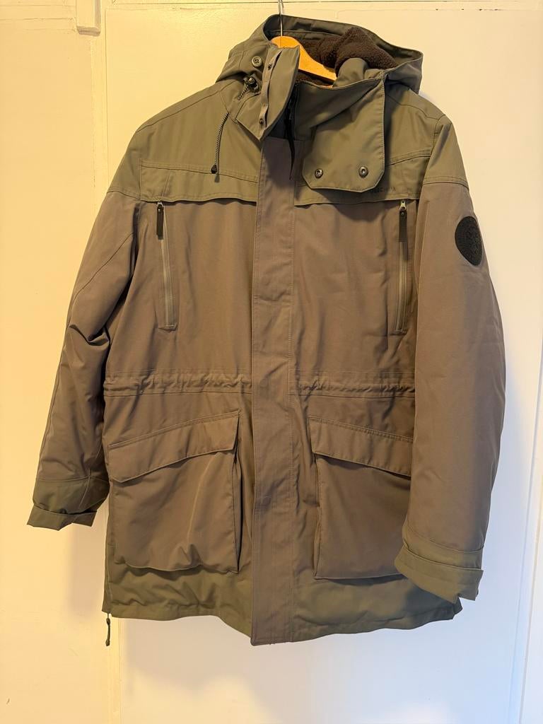 Decathlon parka xxl heren, Kleding | Heren, Ophalen of Verzenden, Zo goed als nieuw, Overige maten, Blauw