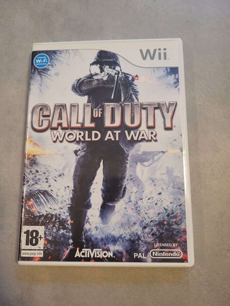 Wii Call of Duty: World at War Activision Nintendo, Vanaf 18 jaar, Shooter, 1 speler, Ophalen of Verzenden