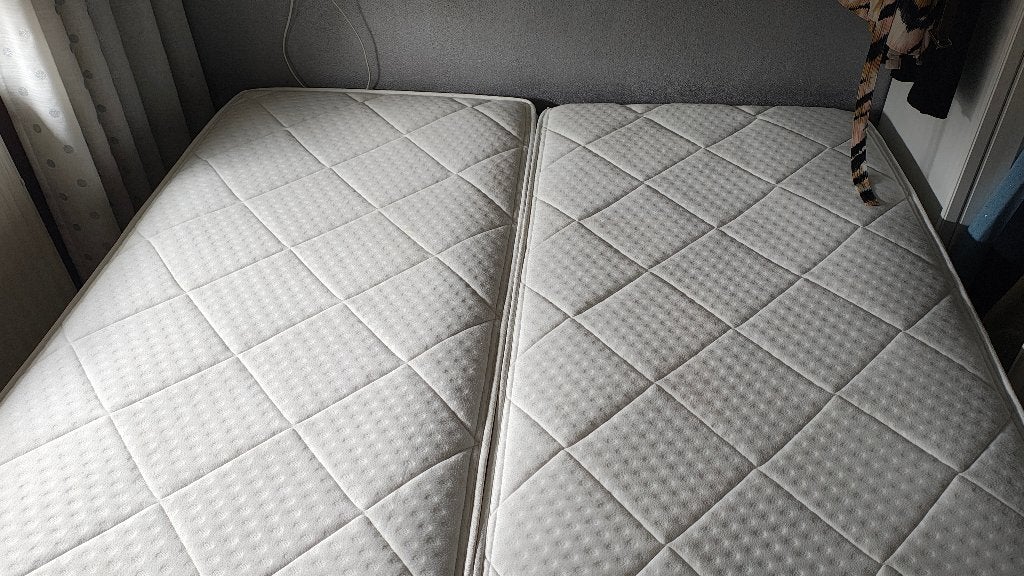 Bed 160 x 200 met verstelbare Auping bedbodems, Huis en Inrichting, Slaapkamer | Bedden, Ophalen, Gebruikt, Tweepersoons, 160 cm