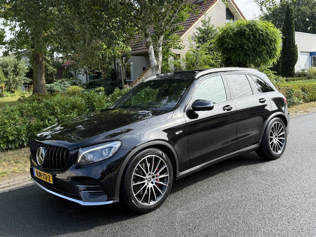Mercedes-Benz GLC 43 AMG 4MATIC V6 Bi-Turbo 367PK Pano•Bur, Gebruikt, 367 pk, Leder en Stof, Vierwielaandrijving