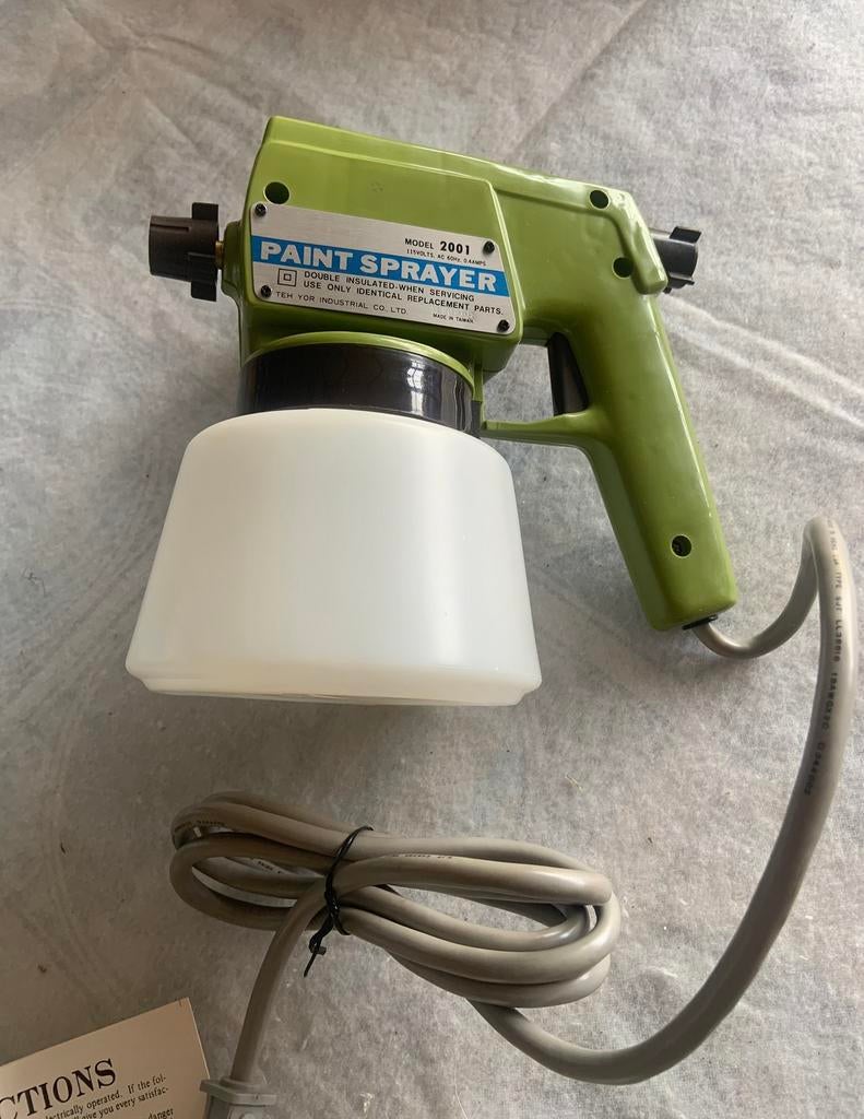 Vintage Elektrische Airless Paint Sprayer Verf spuit retro, Doe-het-zelf en Verbouw, Schildersmaterialen, Nieuw, Ophalen of Verzenden