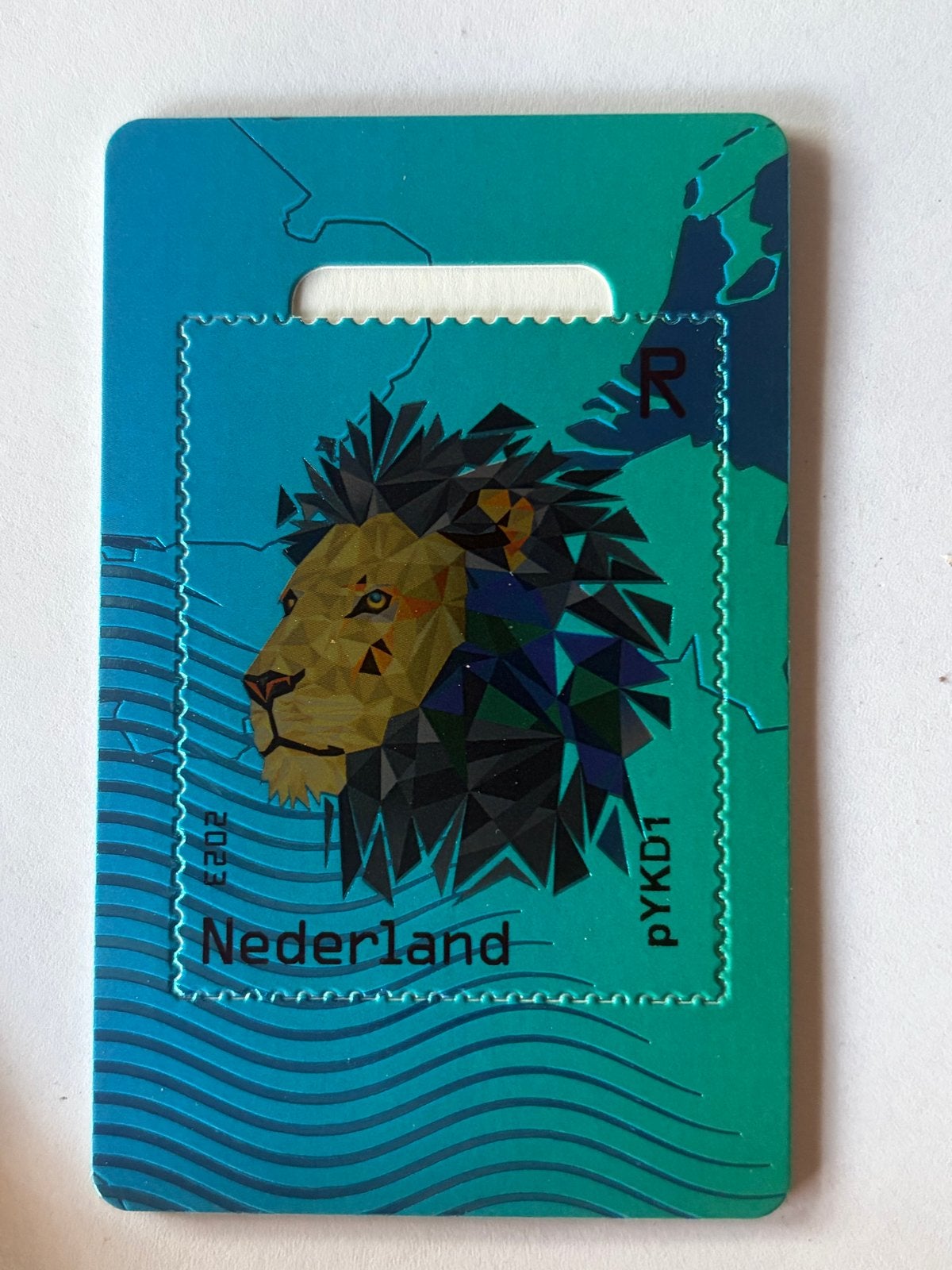 Nederland Crypto Stamp 2023 - Leeuw ZWART, Ophalen of Verzenden, Na 1940, Postfris