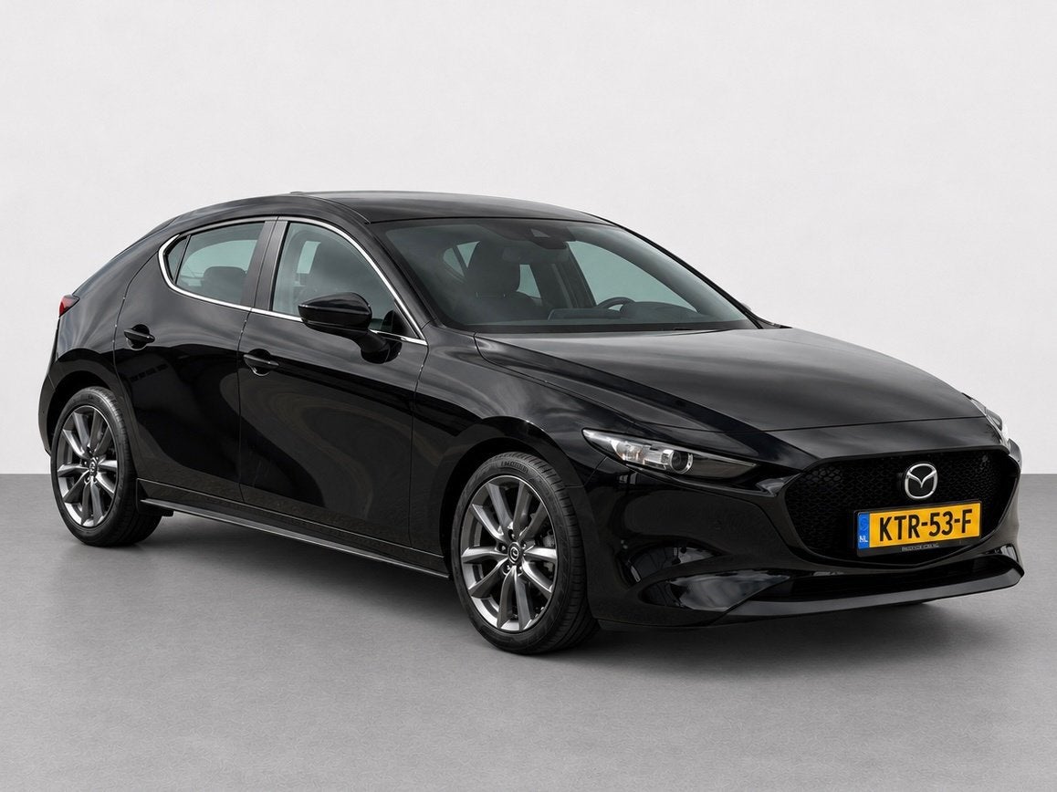 Mazda 3 2.0 e-SkyActiv-G M Hybrid 122 Luxury-DealerOnderhoud, Auto's, Mazda, Voorwielaandrijving, 1998 cc, Stof, Gebruikt