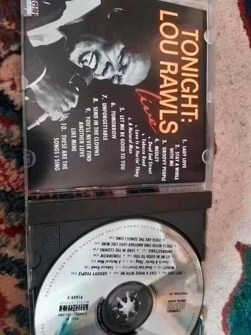 Lou Rawls - Tonight: Live CD (Jazz, Soul), Ophalen of Verzenden, Gebruikt, Live-album