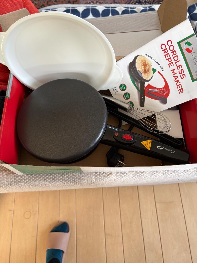 Magnani crepe pancake maker, Witgoed en Apparatuur, Ophalen of Verzenden, Nieuw