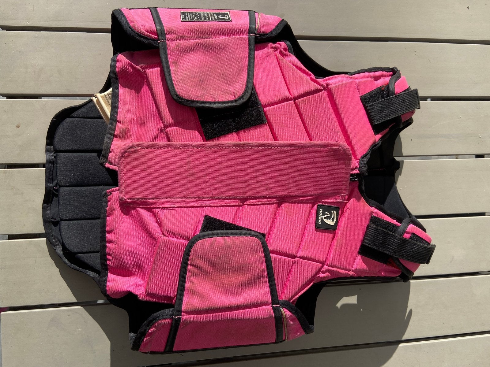 Horka bodyprotector roze maat child XL kind 12 jaar, Ophalen of Verzenden, Gebruikt