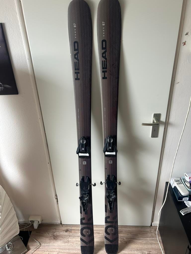 HEAD Kore 87 skis + Salomon bindingen, Sport en Fitness, Skiën en Langlaufen, 160 tot 180 cm, Gebruikt, Ophalen of Verzenden, Head