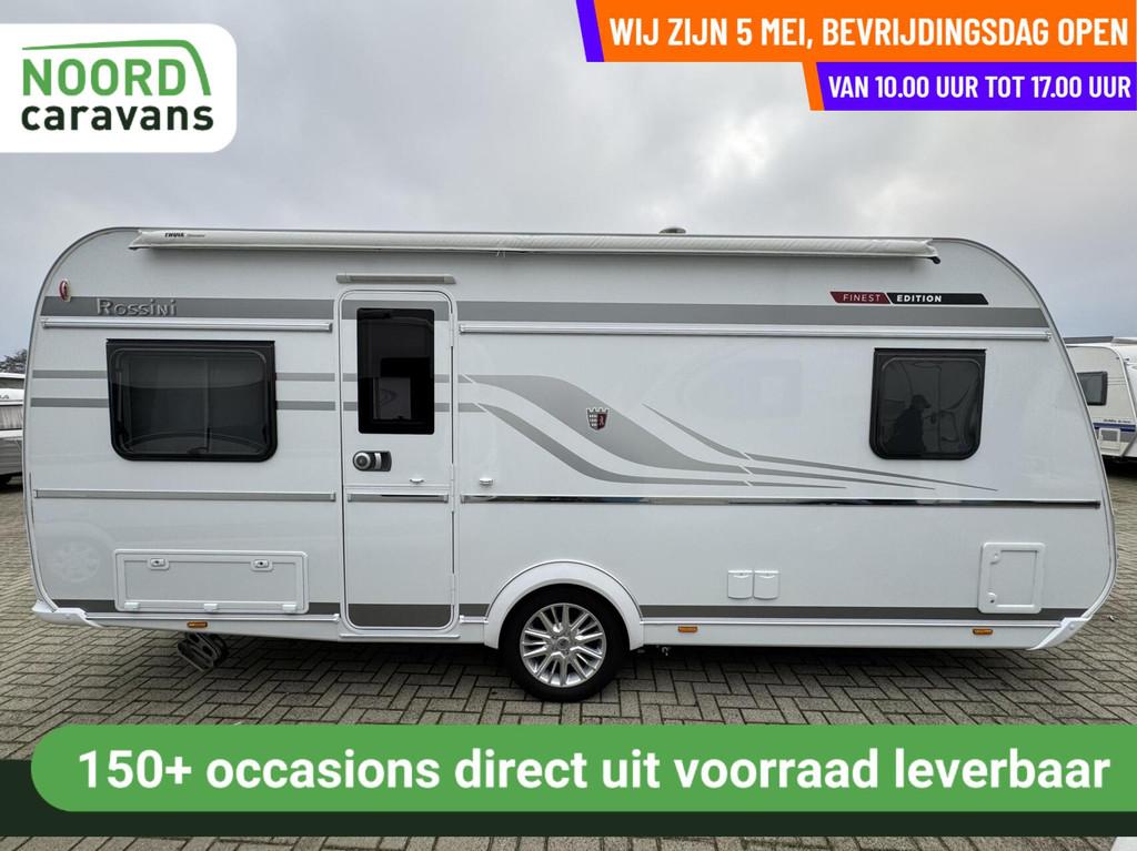 Tabbert ROSSINI 490 TD  FRANSBED, RONDZIT, MOVER, DAKAIRCO, Rondzit, Tabbert, 7 tot 8 meter, Bedrijf