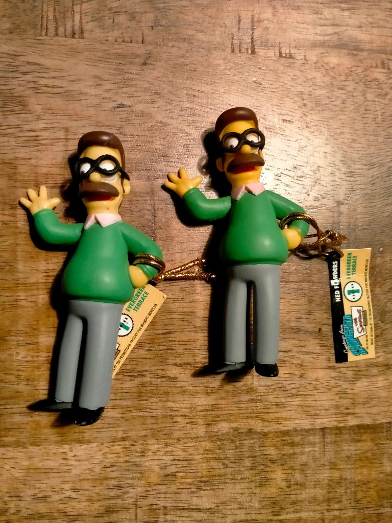 The Simpsons Simpson Ned Flanders figuur poppetje figuurtje, Ophalen of Verzenden, Zo goed als nieuw