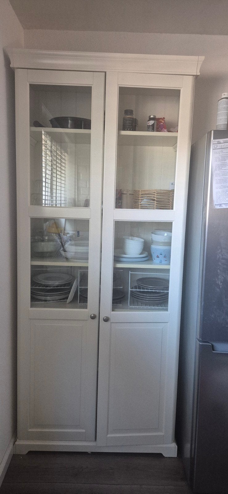 Ikea buffetkast wit, Ophalen, Gebruikt, 25 tot 50 cm, 200 cm of meer