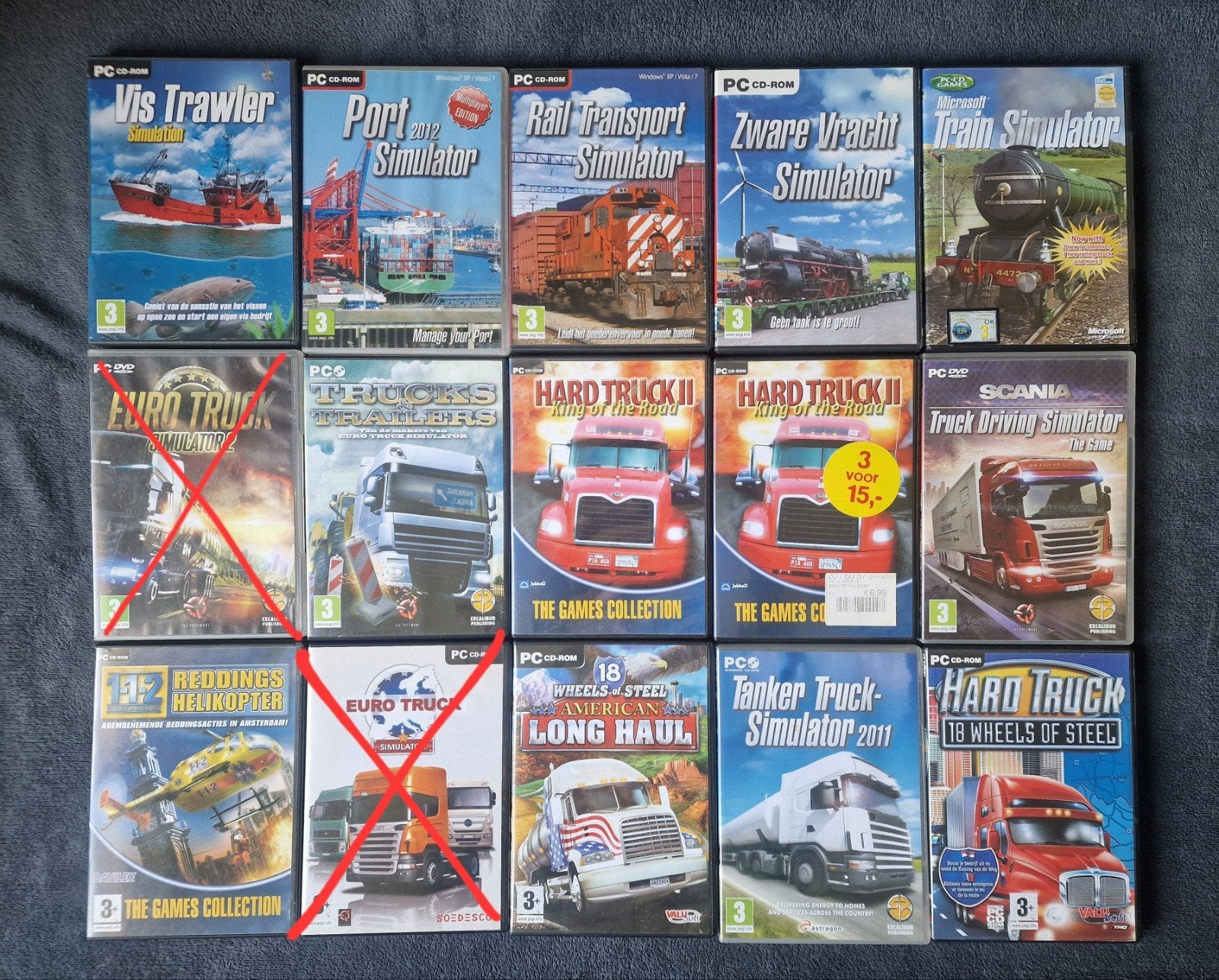 Diverse PC Simulator Games, Online, Gebruikt, 1 speler, Ophalen of Verzenden