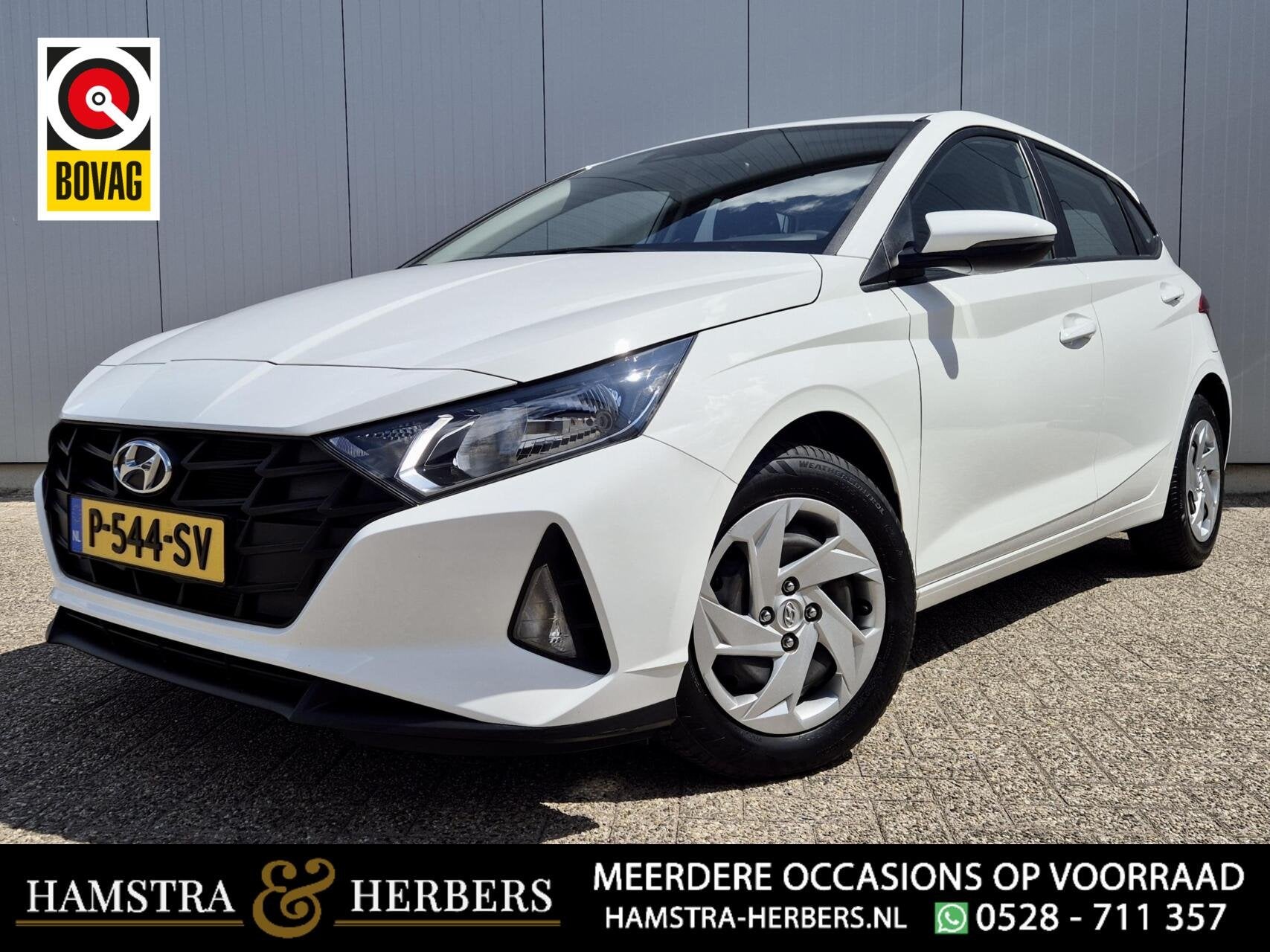 Hyundai i20 1.2 MPI i-Motion wit, Auto's, Voorwielaandrijving, 83 pk, Euro 6, 4 cilinders