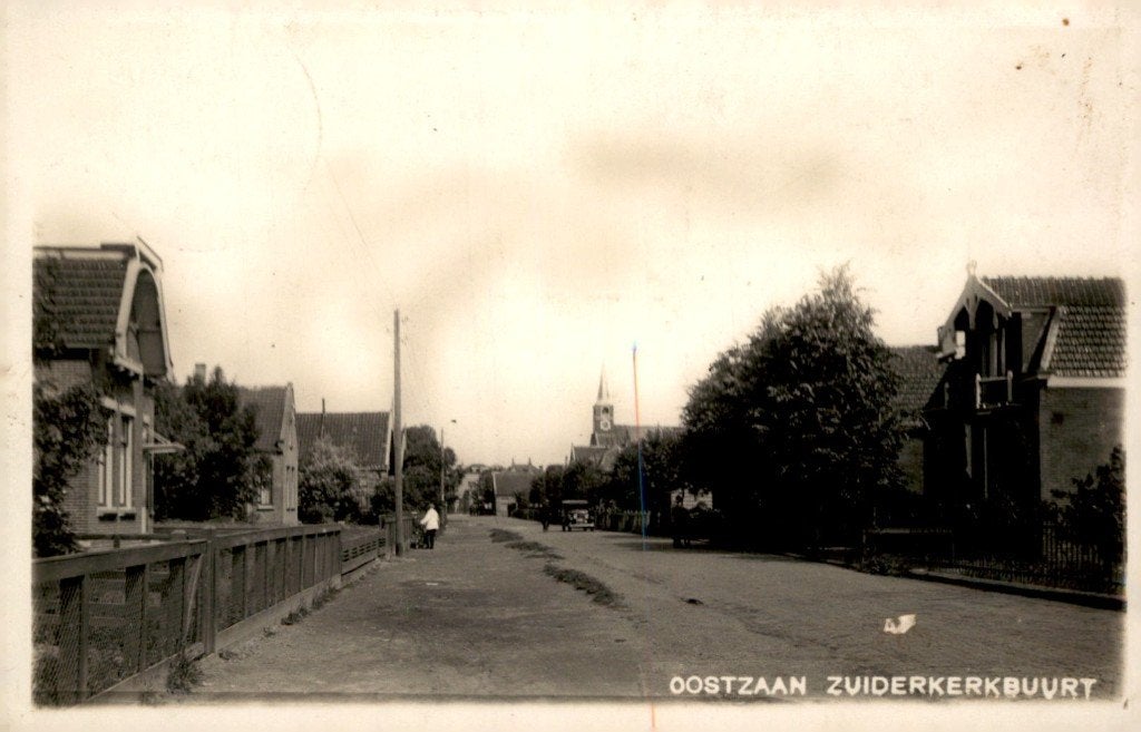 Oostzaan Zuiderkerkbuurt FOTOKAART # 278, Verzenden, 1920 tot 1940, Gelopen, Noord-Holland