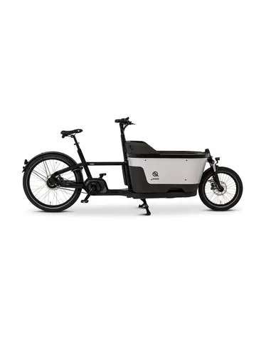 Carqon Cruise Unisex bakfiets E2-1x400Wh 48 20inch 1v Zwart, Fietsen en Brommers, Fietsen | Bakfietsen, 4 kinderen of meer, Schijfrem
