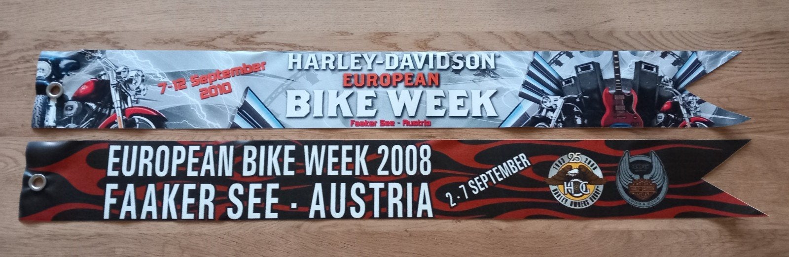 Originele HOG Vaandels Faakersee Harley Davidson, Ophalen of Verzenden, Zo goed als nieuw, Motoren
