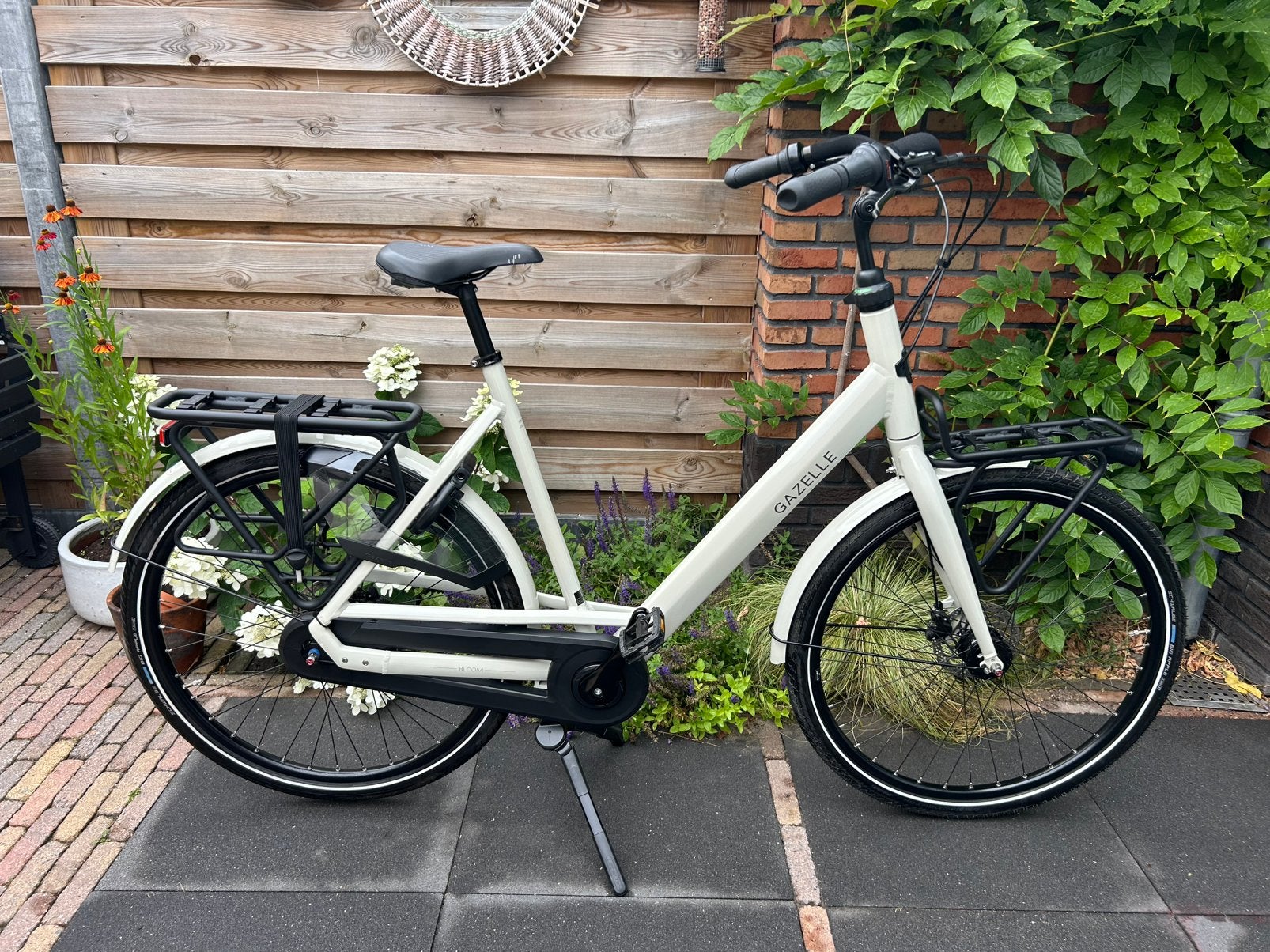 Gazelle Bloom C7 Ivory White damesfiets/moederfiets, Fietsen en Brommers, Fietsen | Dames | Damesfietsen, Ophalen, Versnellingen