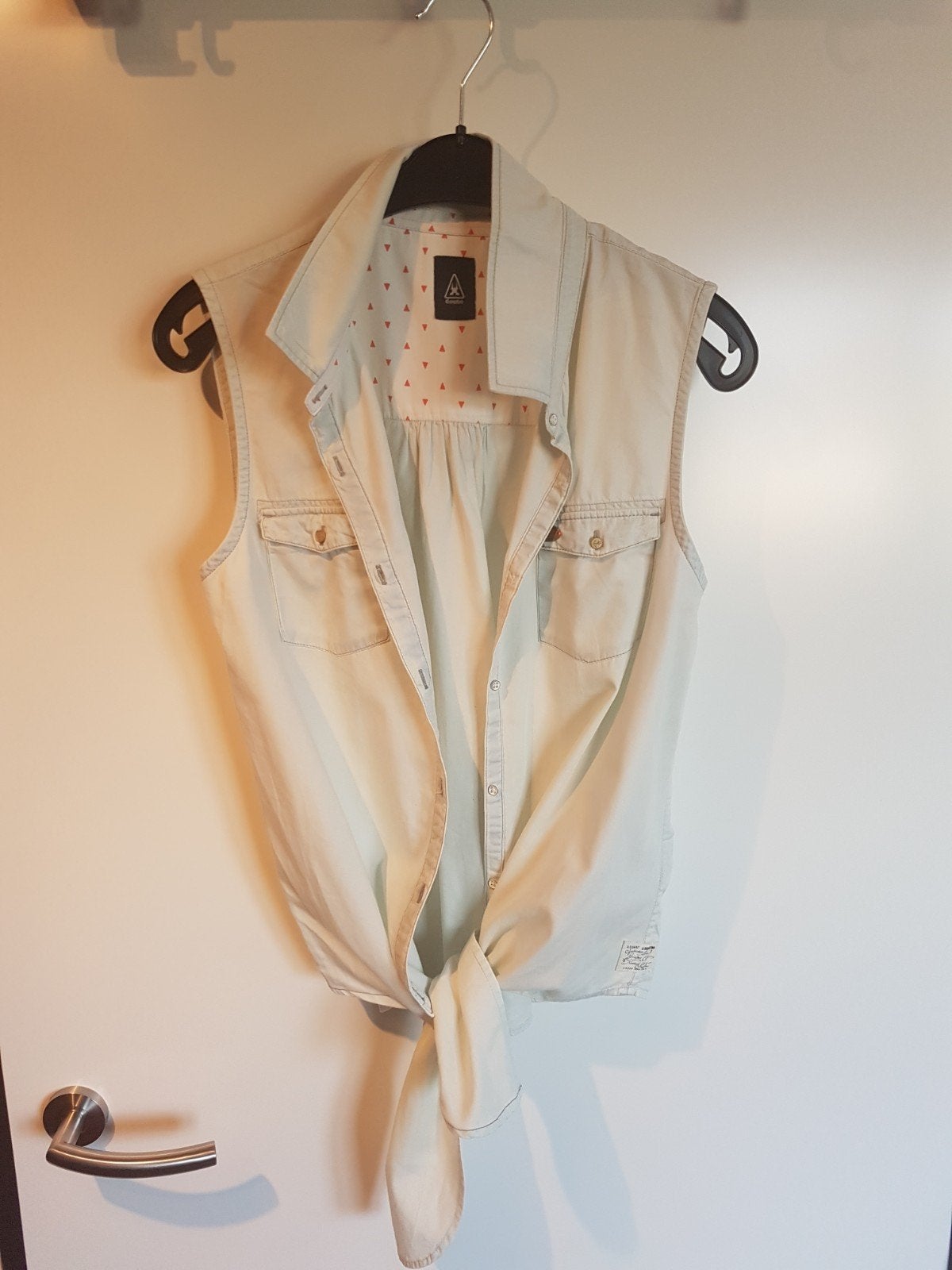 Gaastra 170/176 jeanslook mouwloos blouse zomertop, Meisje, Overhemd of Blouse, Nieuw, Ophalen of Verzenden