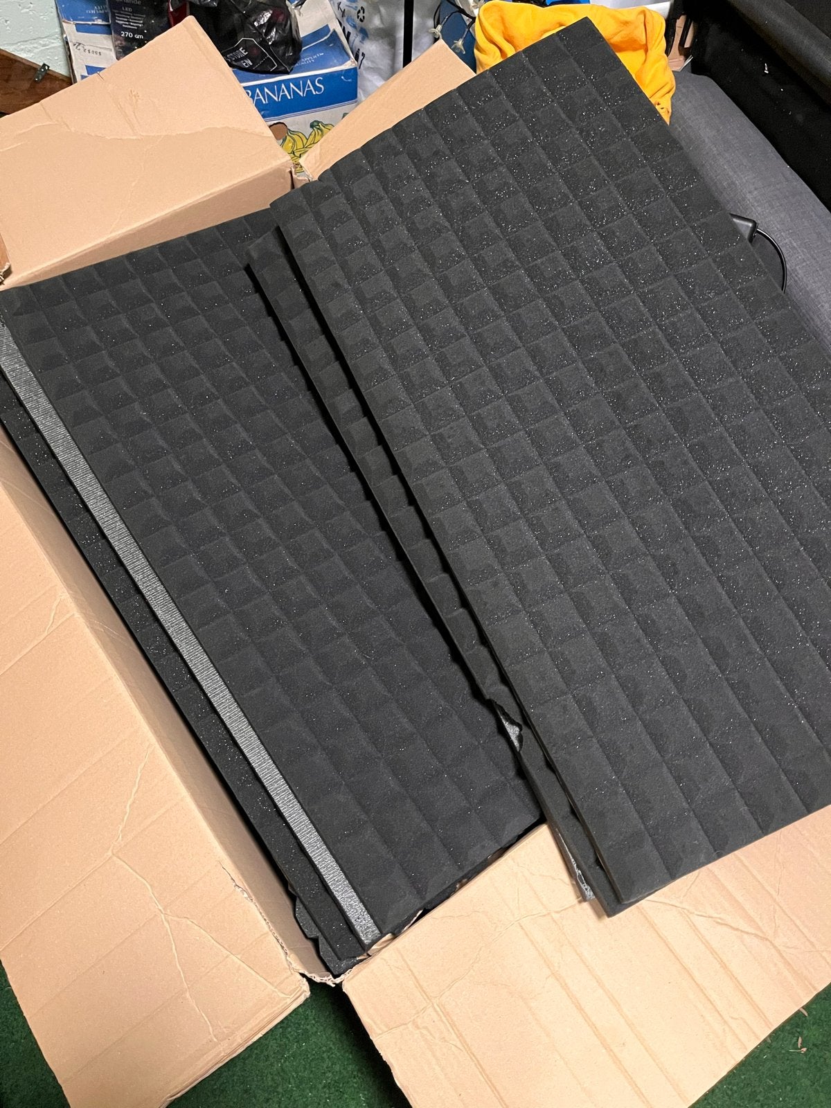 Akoestische schuimpanelen - Geluidsisolatie, Ophalen of Verzenden, Gebruikt