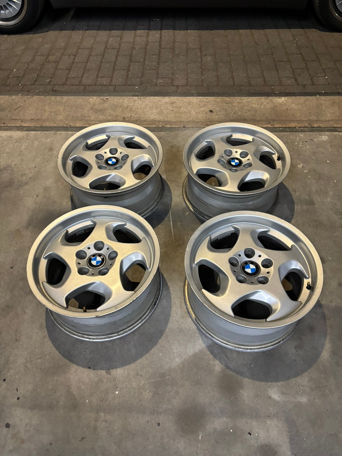 BMW E34 velgen Throwing Star style 21, Auto-onderdelen, Ophalen, Gebruikt, Velg(en), 17 inch