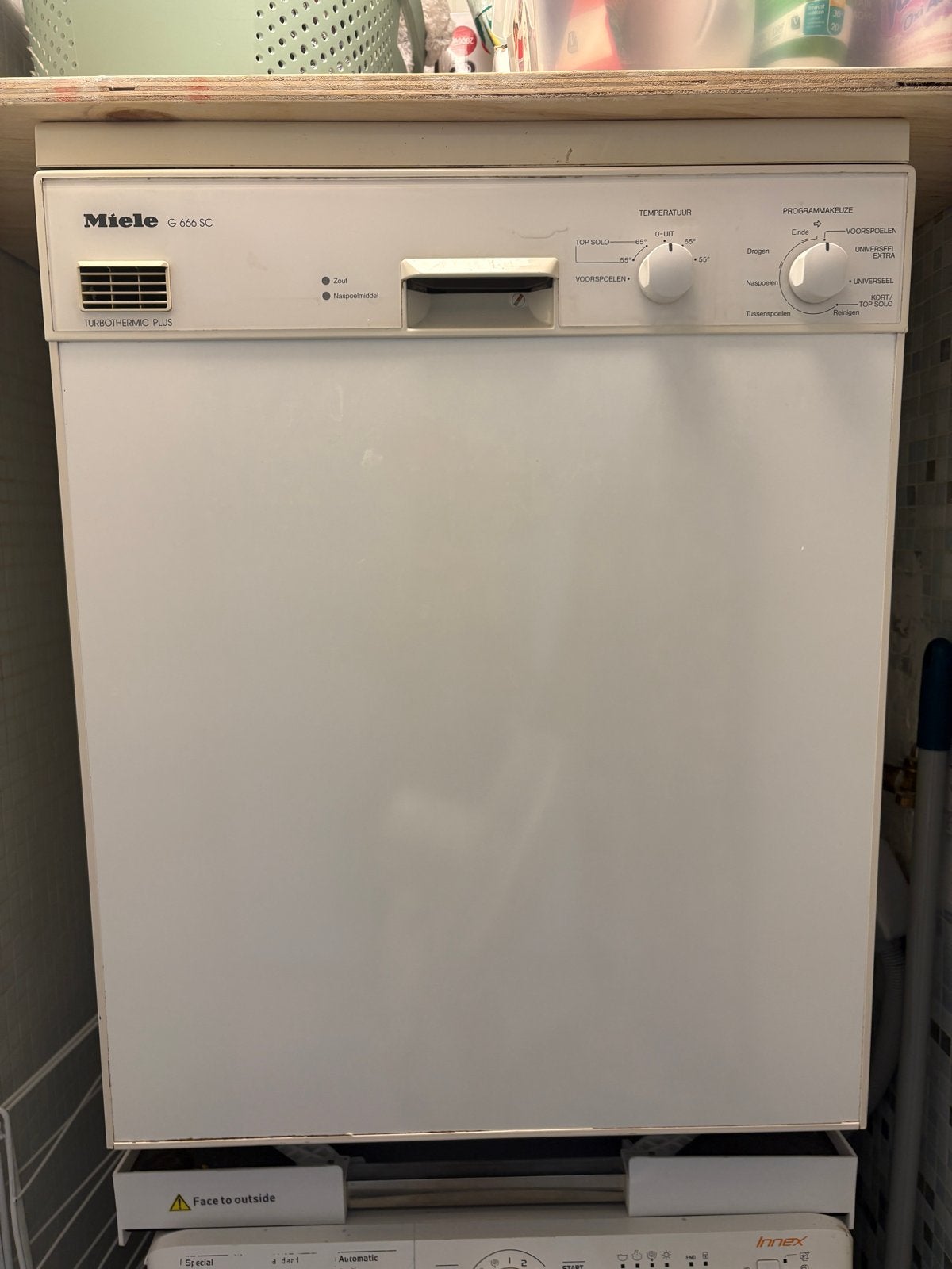 moet weg! Miele Vaatwasser, Ophalen, Gebruikt, 60 cm of meer, Voorspoelprogramma