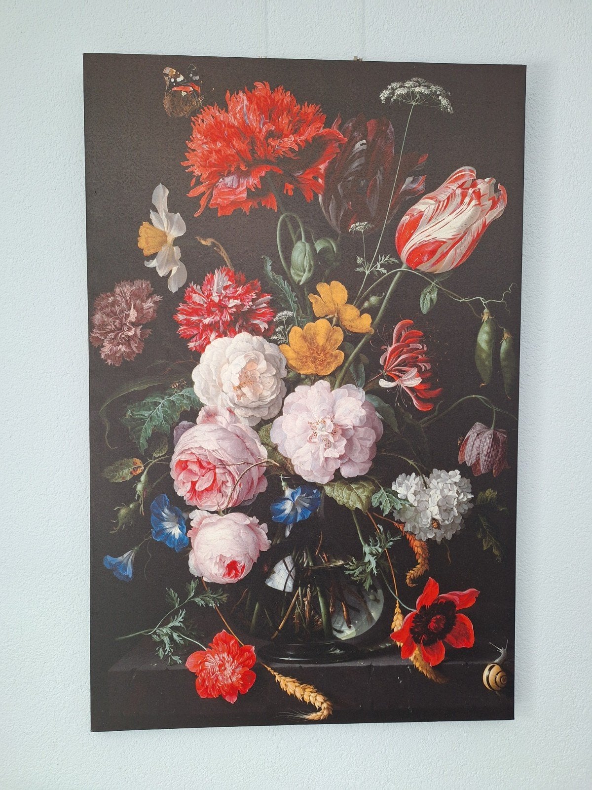 Gebloemd schilderij, Antiek en Kunst, Ophalen