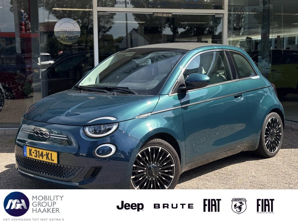 Fiat 500 C La Prima 42 kWh | Carplay | ACC | Camera