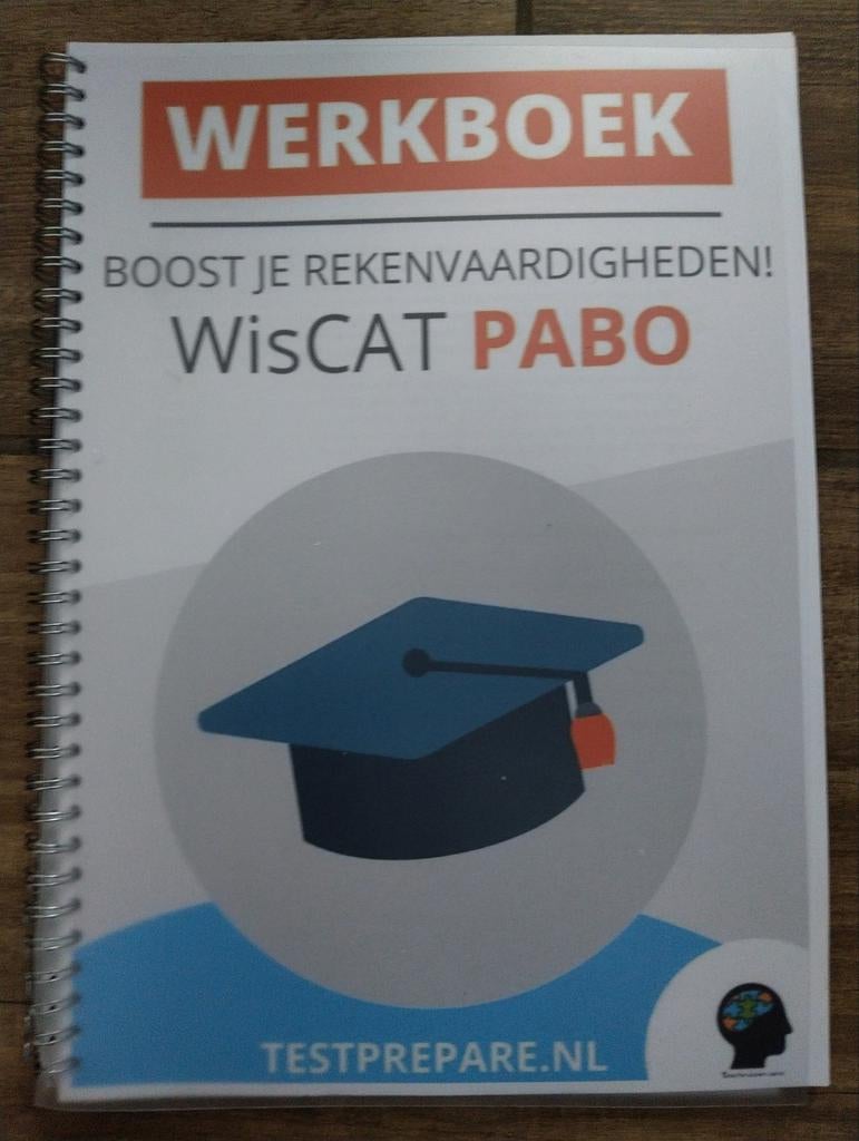 Werkboek WisCAT PABO - Boost je rekenvaardigheden!, Boeken, Testprepare.prepare.nl, Nieuw, Beta, HBO