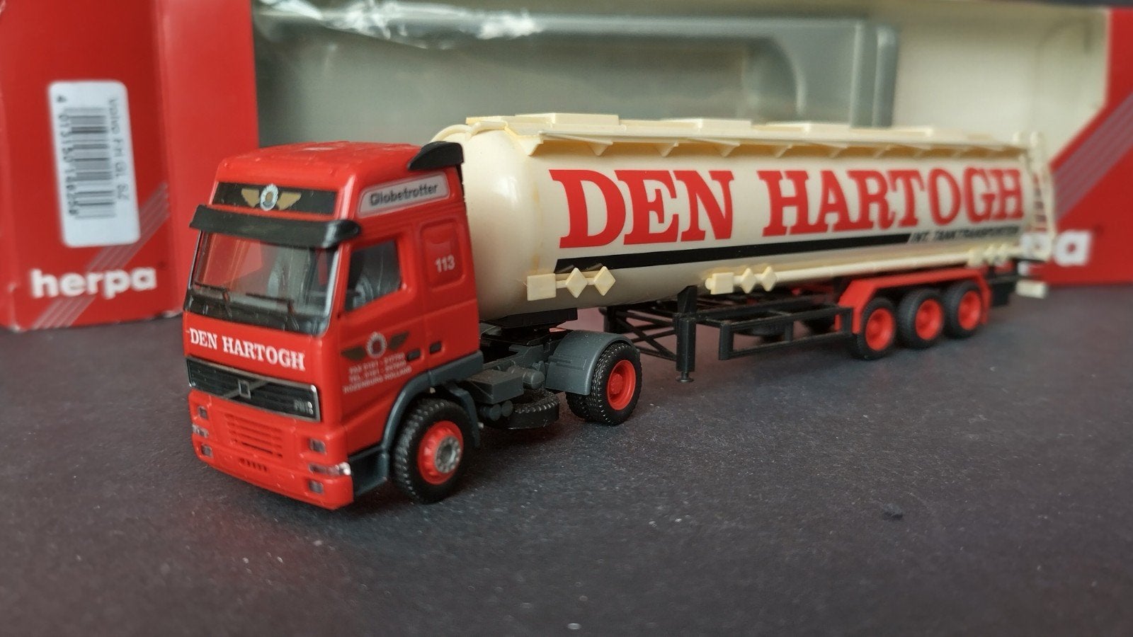 Volvo FH 12 Den Hartogh Rozenburg 1:87 Herpa Pol, Verzenden, ., Nieuw, Herpa