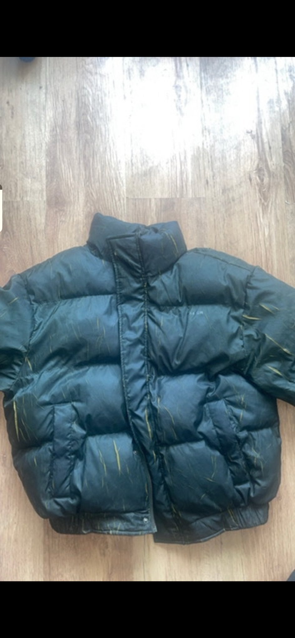 Daily Paper Puffer Jacket Maat M, Ophalen of Verzenden, Gedragen, Maat 48/50 (M), Zwart