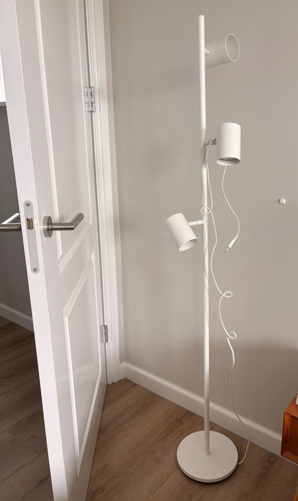 Nymane ikea witte staande lamp, Ophalen, Zo goed als nieuw, 150 tot 200 cm