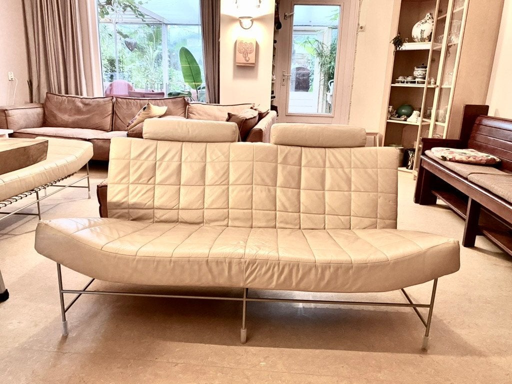 Leolux Volare twee Zitsbank met extra Tweezits., Gebruikt, 150 tot 200 cm, Tweepersoons, Ophalen of Verzenden