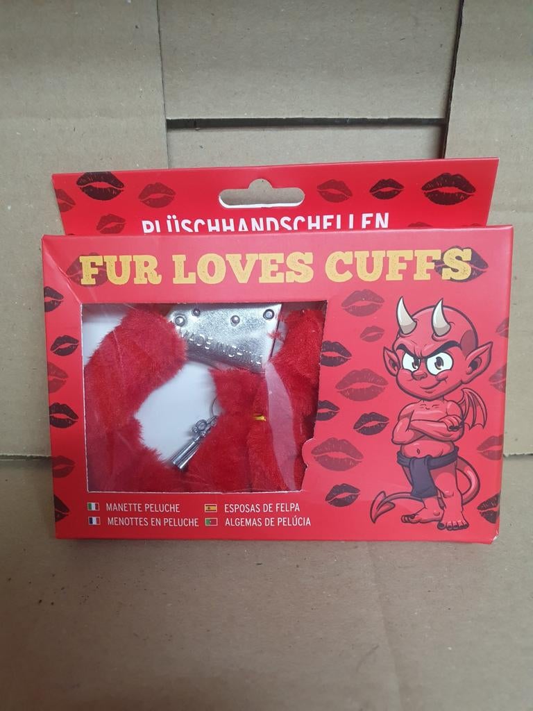 Nieuwe Fluffy Rode Handboeien -, Ophalen of Verzenden, Nieuw