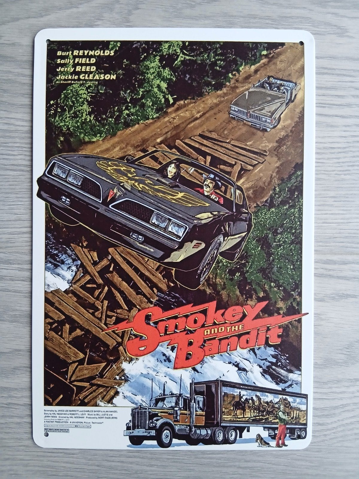 Smokey And The Bandit 20x30 cm Metalen Reclamebord, Ophalen of Verzenden, Nieuw, Reclamebord