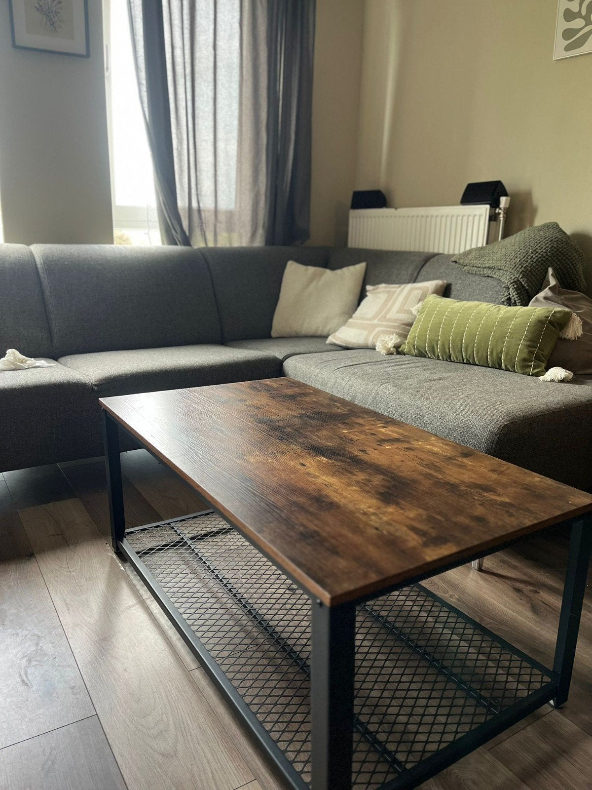 Salontafel en TV-meubel (industrieel design), Gebruikt, 100 tot 150 cm, Minder dan 100 cm, Industrieel