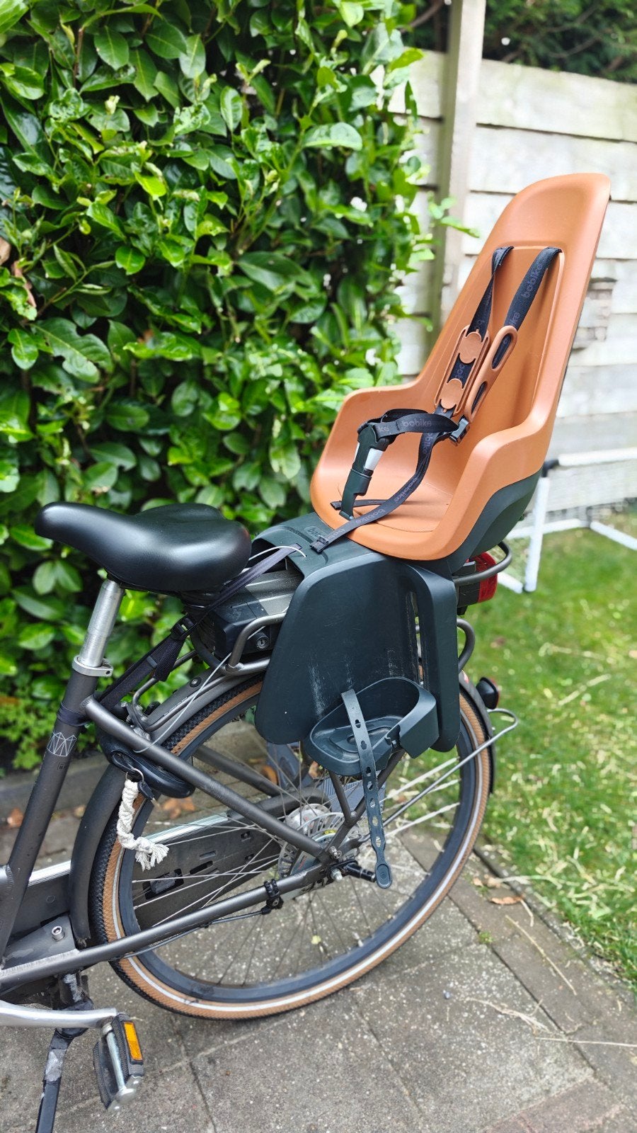 Elektrische Cortina U4 Family moederfiets, 2 zitjes, Gebruikt, Windscherm, 50 tot 53 cm