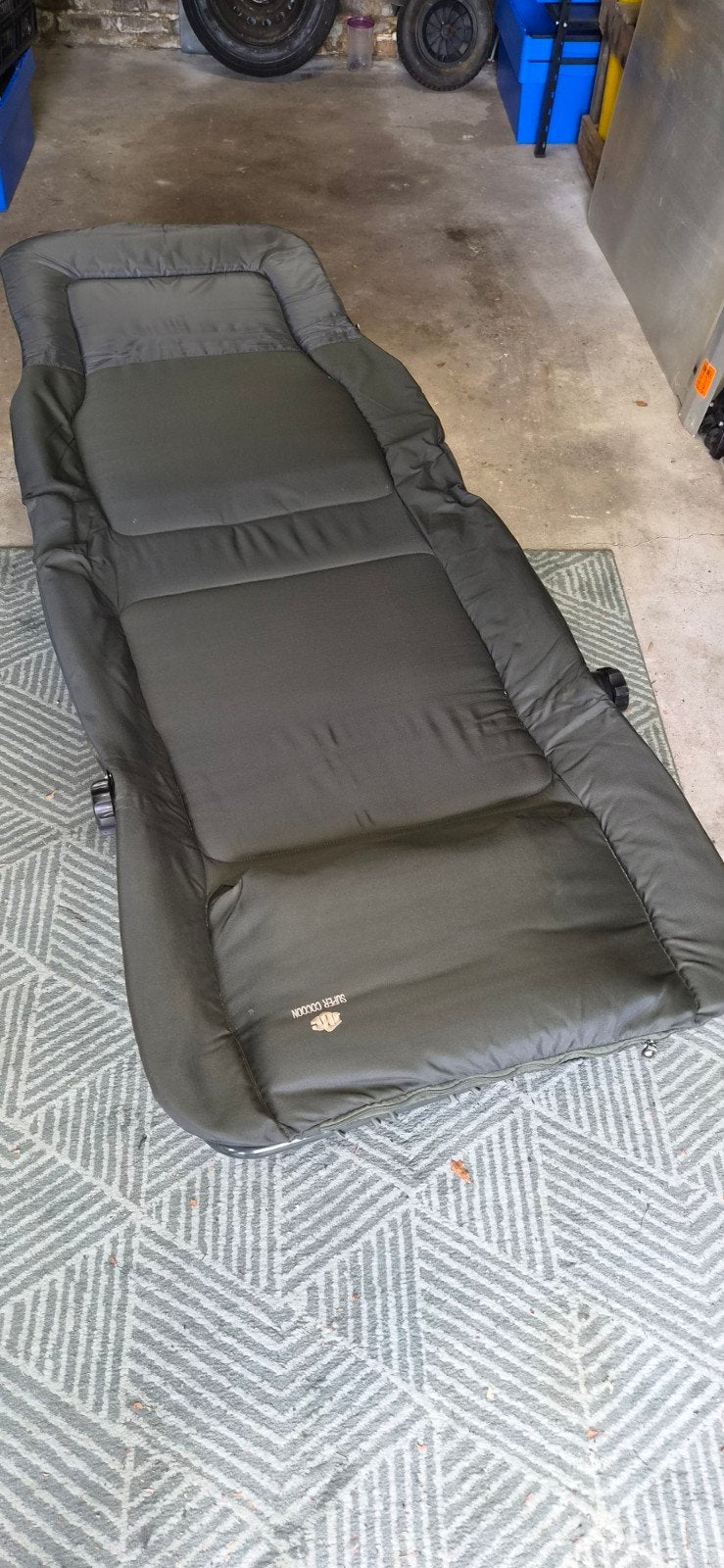 JRC Super Cocoon Karper stretcher/bedchair, Caravans en Kamperen, Kampeeraccessoires, Ophalen, Gebruikt