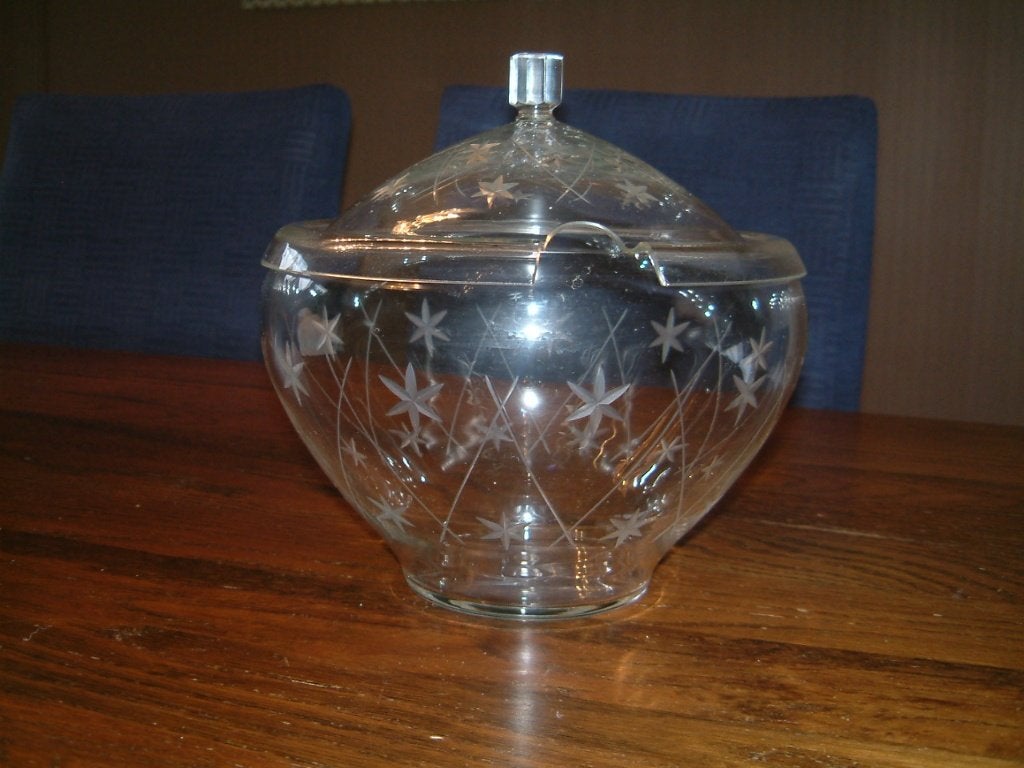Punch bowl van kristal ongeveer 80 jaar oud, Ophalen