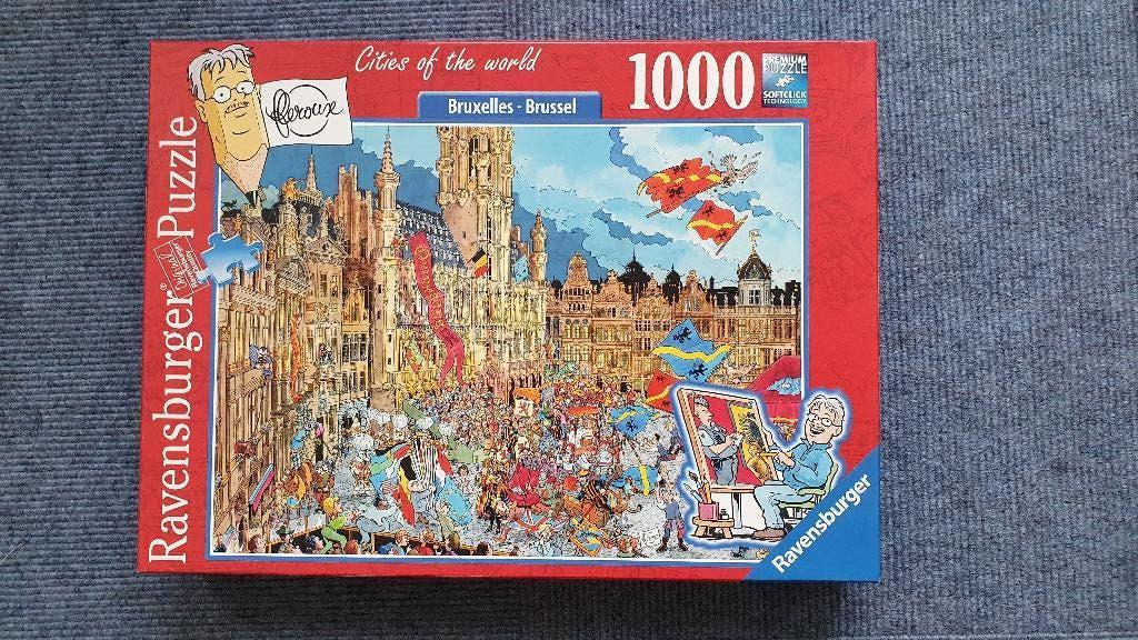 Ravensburger puzzel Brussel 1000 stukjes, Ophalen, 500 t/m 1500 stukjes, Zo goed als nieuw