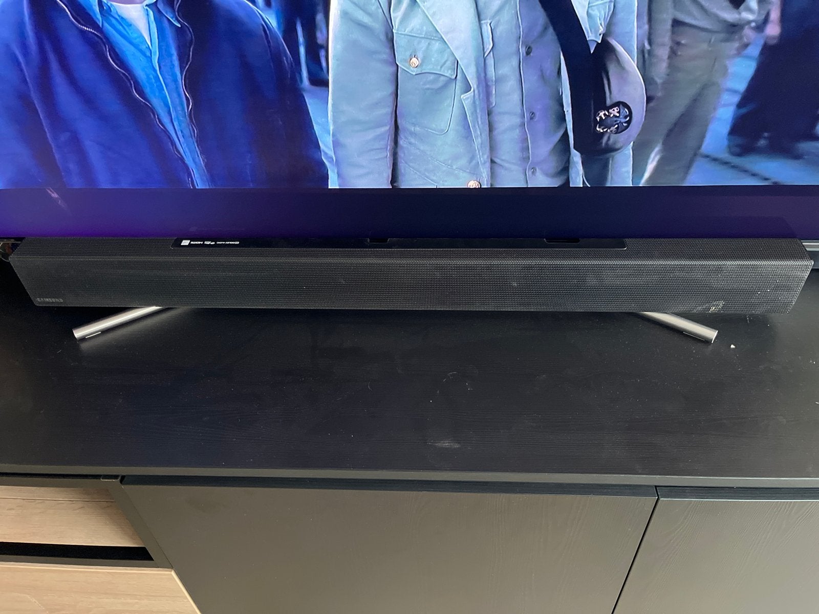 Samsung Soundbar met Subwoofer en Achterspeakers, Ophalen, Met externe subwoofer, Gebruikt