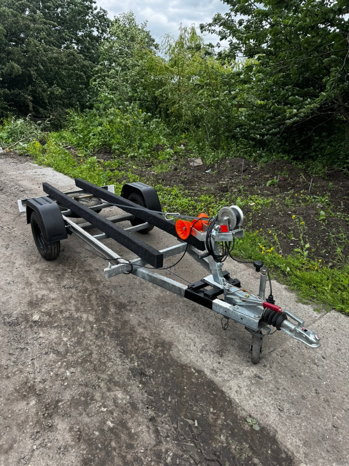 Waterscooter/jetski trailer of boot trailer, Ophalen, Zo goed als nieuw, Minder dan 6 meter, Jetskitrailer