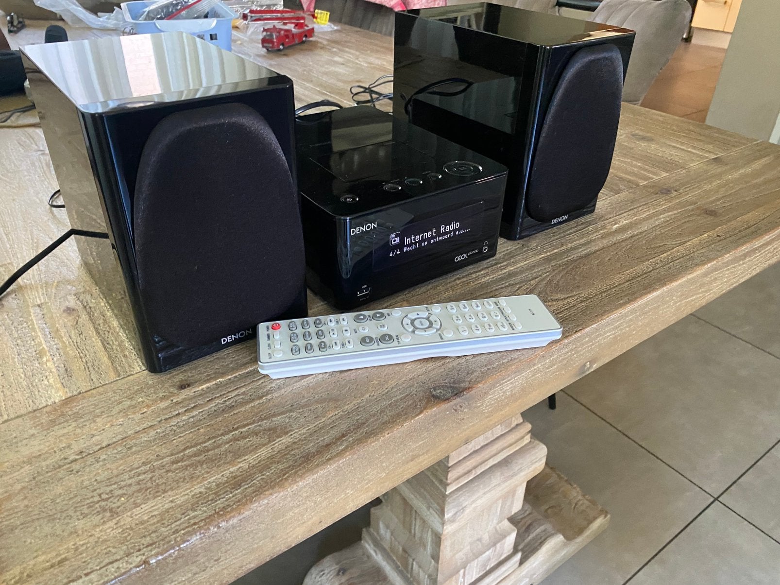 Denon DRA N5 netwerk stereo receiver met speakers, Ophalen of Verzenden, Zo goed als nieuw, Speakers, Overige merken