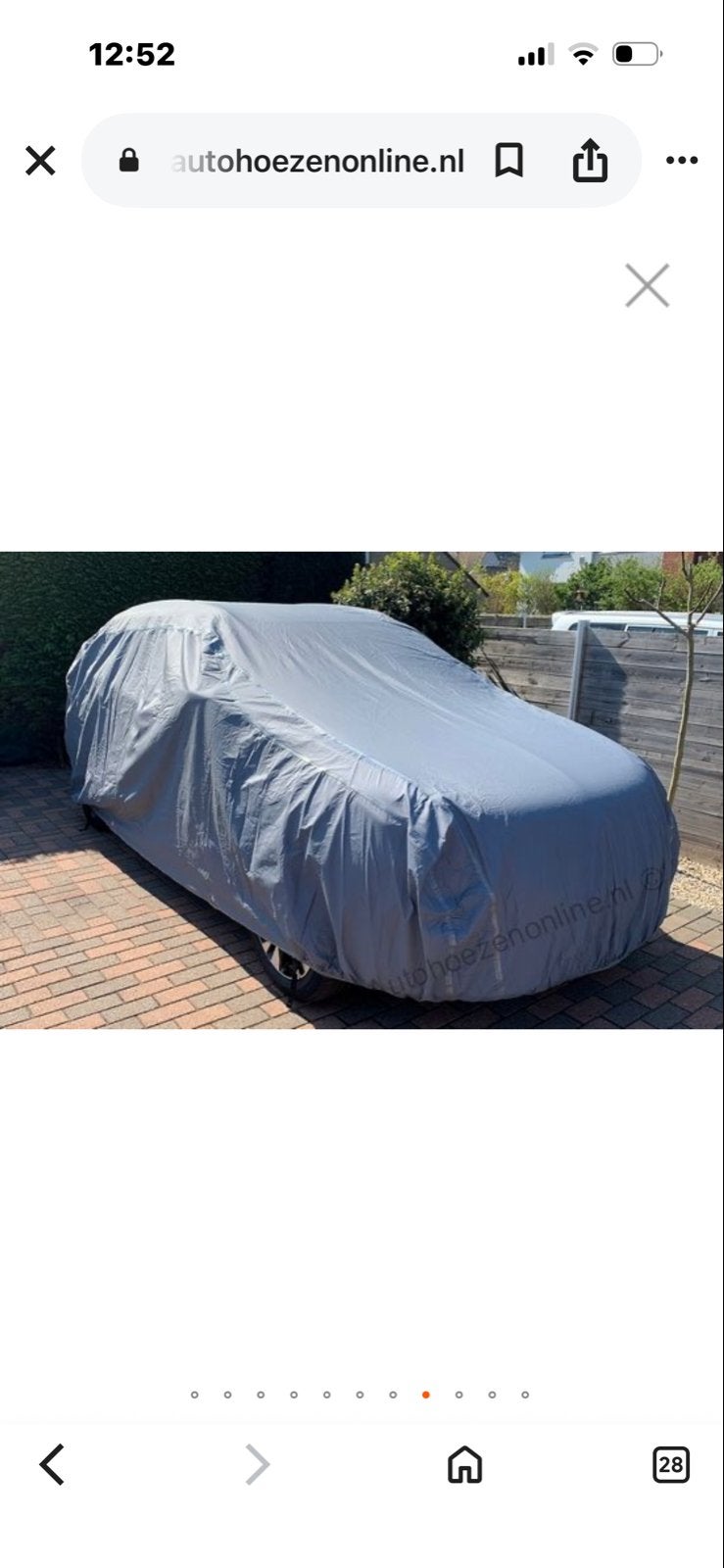 Te koop autohoes van autohoezenonline, Ophalen of Verzenden, Gebruikt, Universeel