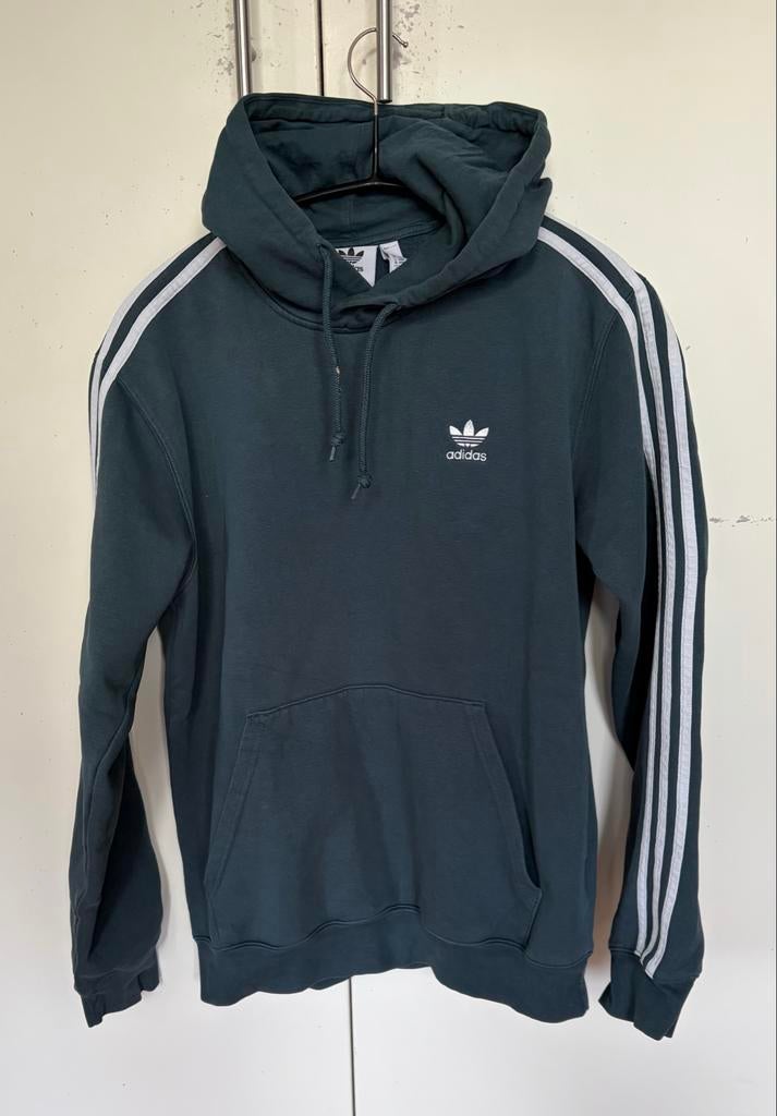 Groen Adidas Originals Joggingpak - Hoodie M, Broek L, Overige maten, Ophalen of Verzenden, Gedragen, Groen