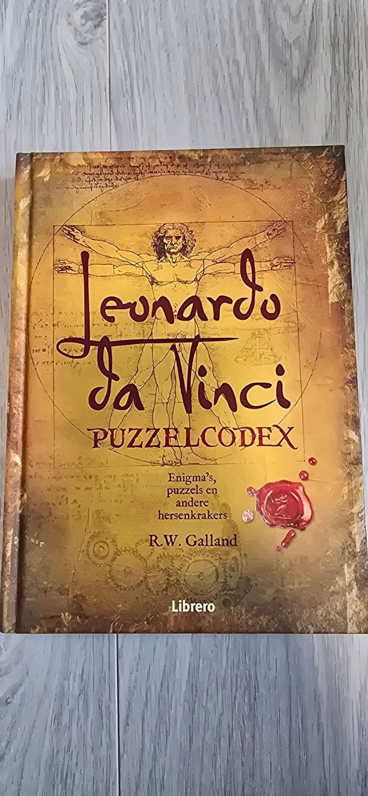 Leonardo da Vinci Puzzelcodex - Enigma's & Hersenkrakers, Ophalen of Verzenden, Zo goed als nieuw, Puzzelboek