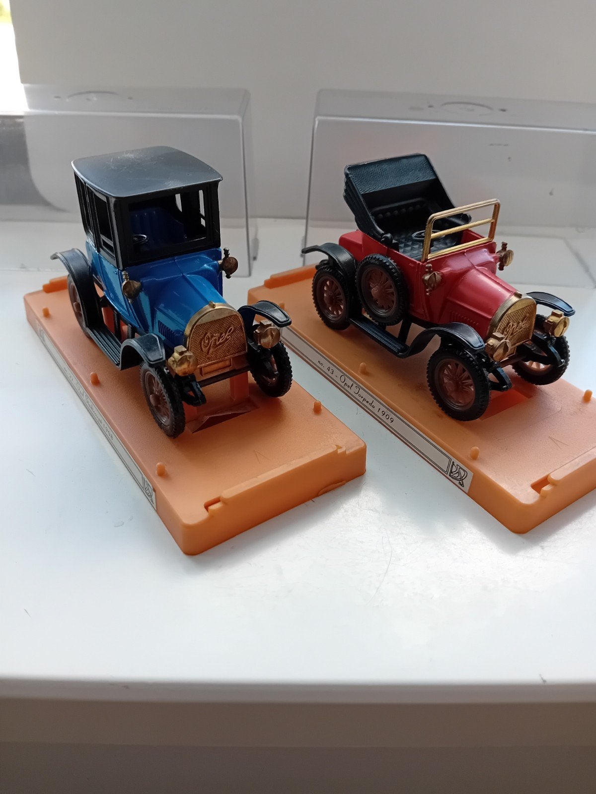Opel Stadtcoupe 1908 en Opel Torpedo 1909., Ophalen of Verzenden, Auto