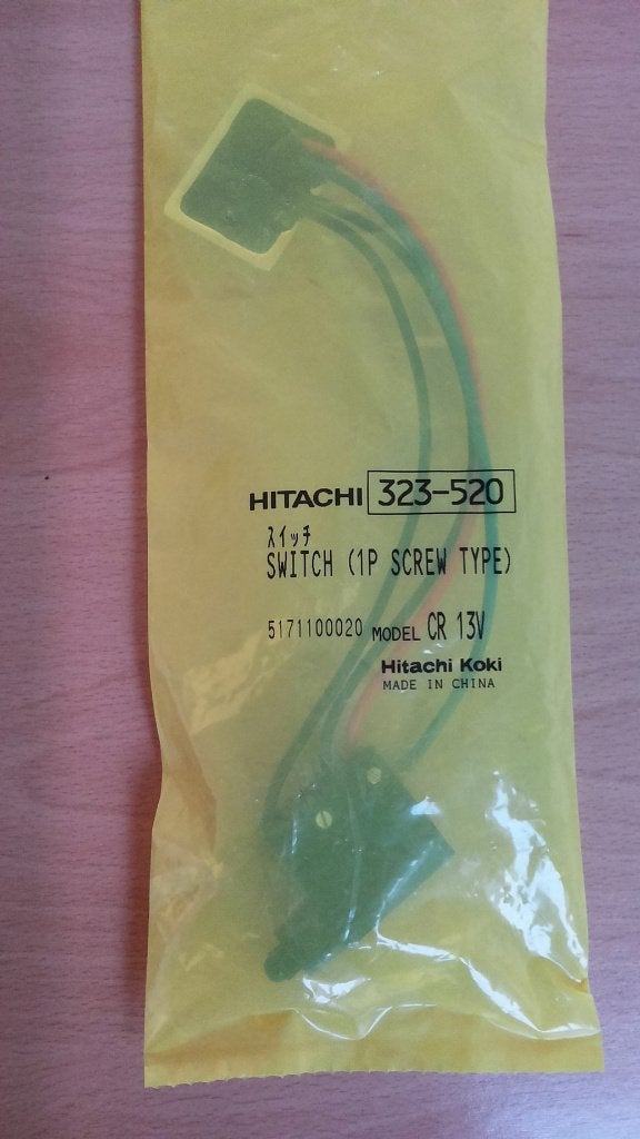 Hitachi schakelaar voor CR13V reciprozaag, Verzenden, Nieuw